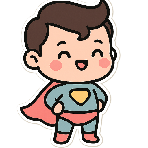 極簡線條Q版人物