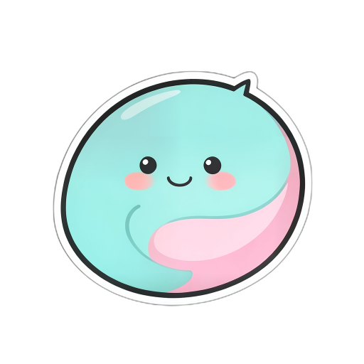 柔和粉彩JiiKawa角色